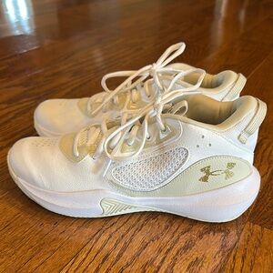 Under Armour Beige Athletic Shoes